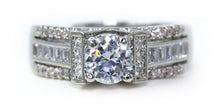 #16477 - Weiss Round Cut CZ Engagement Ring and Cocktail Ring - ADJUSTABLE sizes 6 thru 11 - Albert Weiss Collection