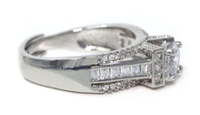 #16477 - Weiss Round Cut CZ Engagement Ring and Cocktail Ring - ADJUSTABLE sizes 6 thru 11 - Albert Weiss Collection