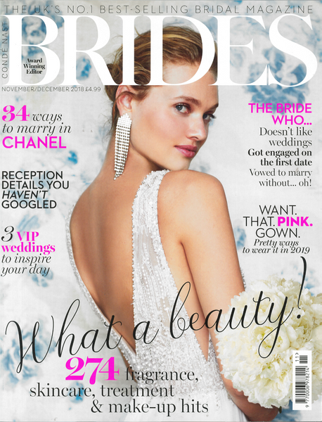 Brides Magazine featuring Albert Weiss Jewelry (cover)