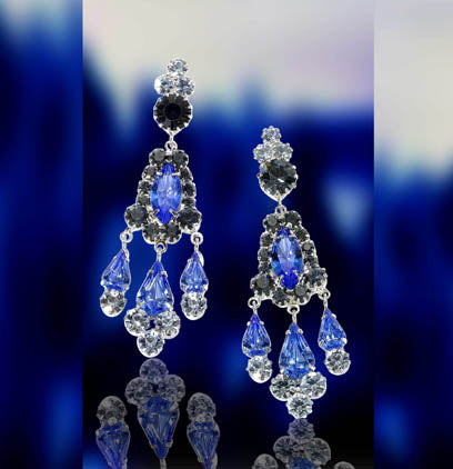 #13426 Iceberg Earrings - Albert Weiss Collection