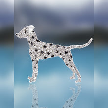 Dalmatian Pin with Swarovski Crystal Stones by Albert Weiss