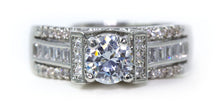 #16477 - Weiss Round Cut CZ Engagement Ring and Cocktail Ring - ADJUSTABLE sizes 6 thru 11 - Albert Weiss Collection