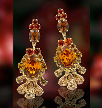 #16752 - Vibrant Flame Earrings
